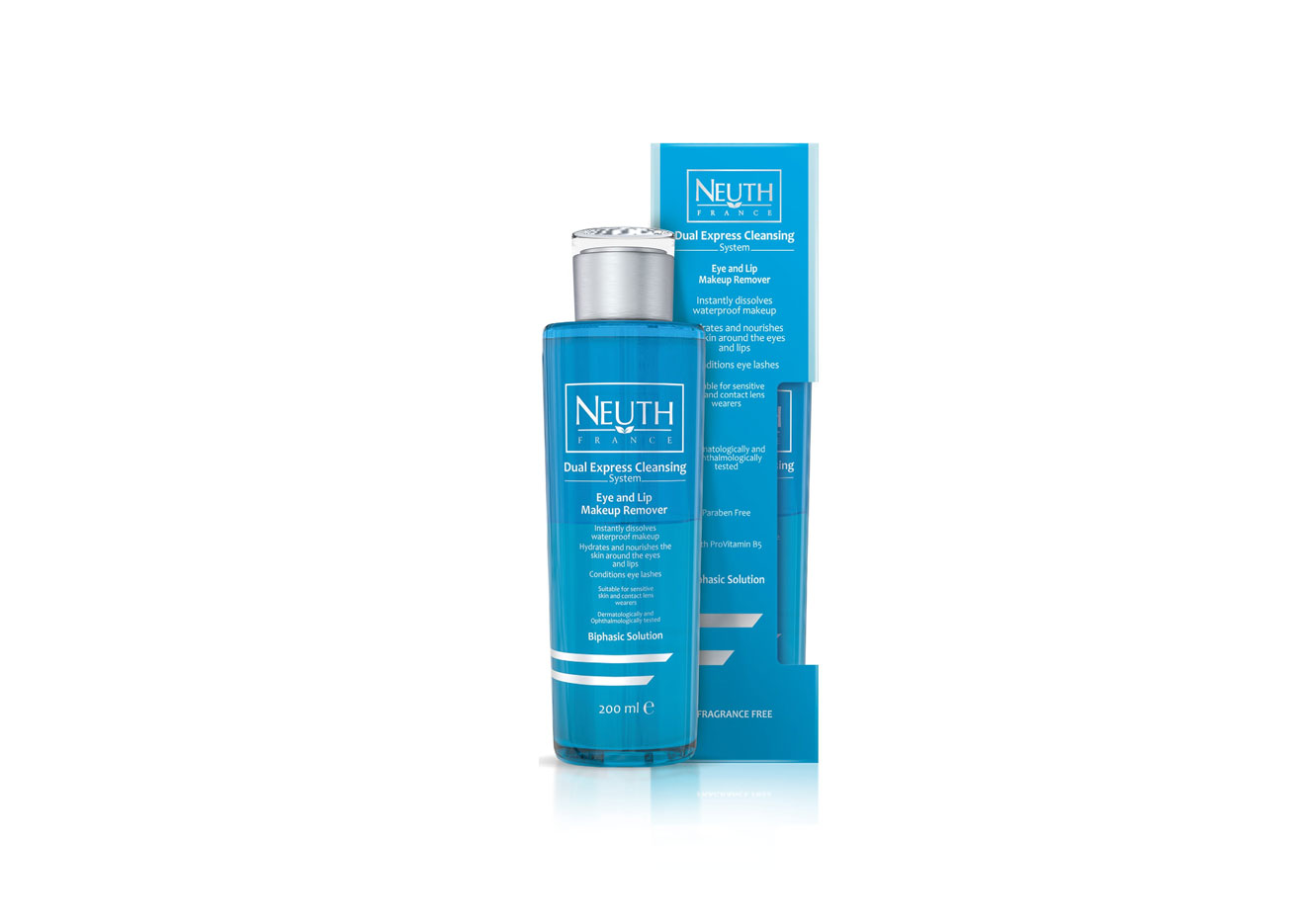 Neuth Dual Express Cleansing System Eye&Lip Make up Remover 200ml image number 0