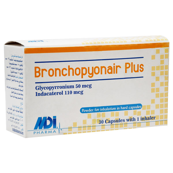 Bronchopyonair Plus 50&micro;+110&micro; 30 Capsule + 1 Inhaler image number 0
