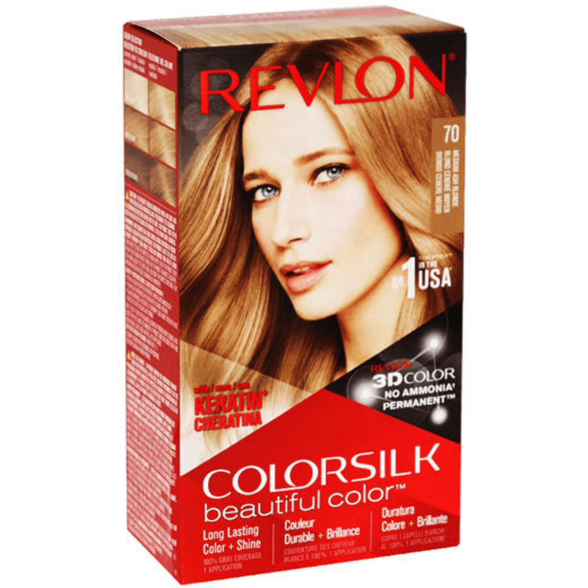 Revlon Colorsilk Medium Ash Blonde/70 image number 0