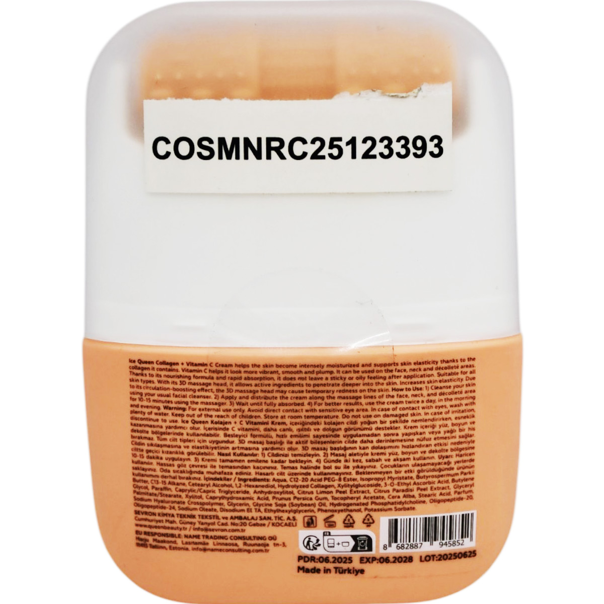 Queen Collagen Vitamin (C) Face Neck and Decollete Cream 40ml image number 1