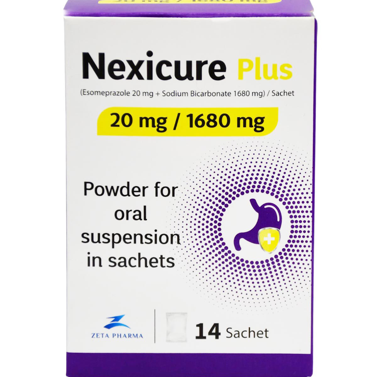 Nexicure Plus 20mg/1680mg 14 Sachets image number 0