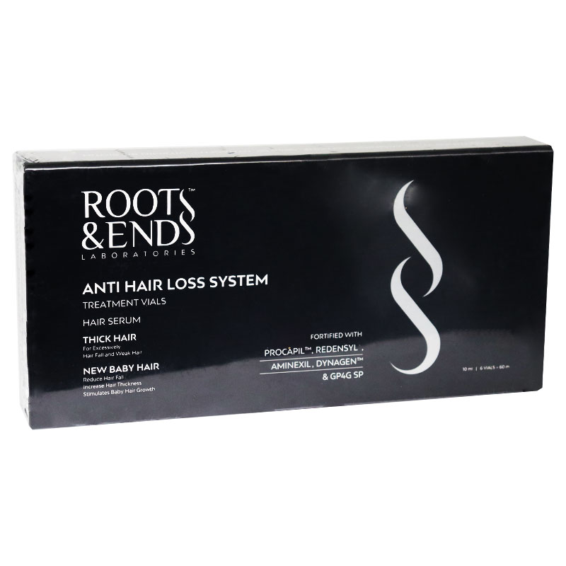Roots and Ends Anti Hair Loss System Treatment Vials 6 x 10ml image number 0