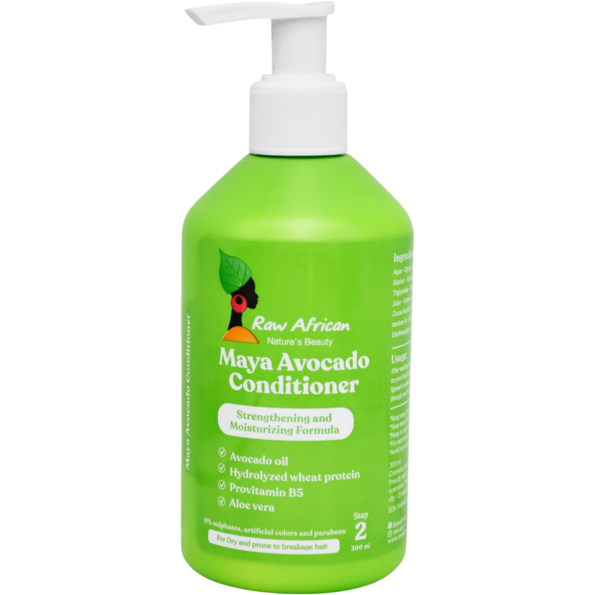 Raw African Maya Avocado Conditioner 300ml image number 0