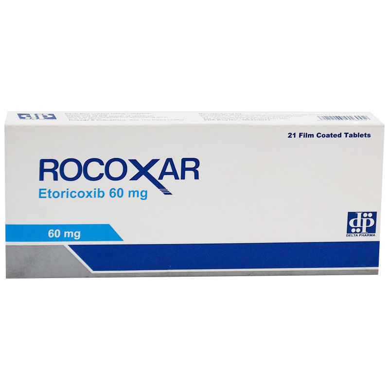 Rocoxar 60mg 21 Film Coated Tablets image number 0