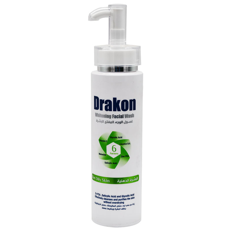 Drakon Whitening Facial Wash For Oily Skin 200ml image number 0