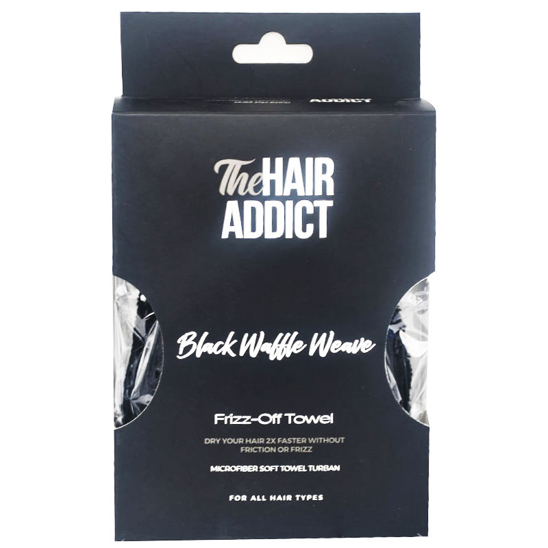 The Hair Addict Frizz Off Towel (Medium) Black image number 0