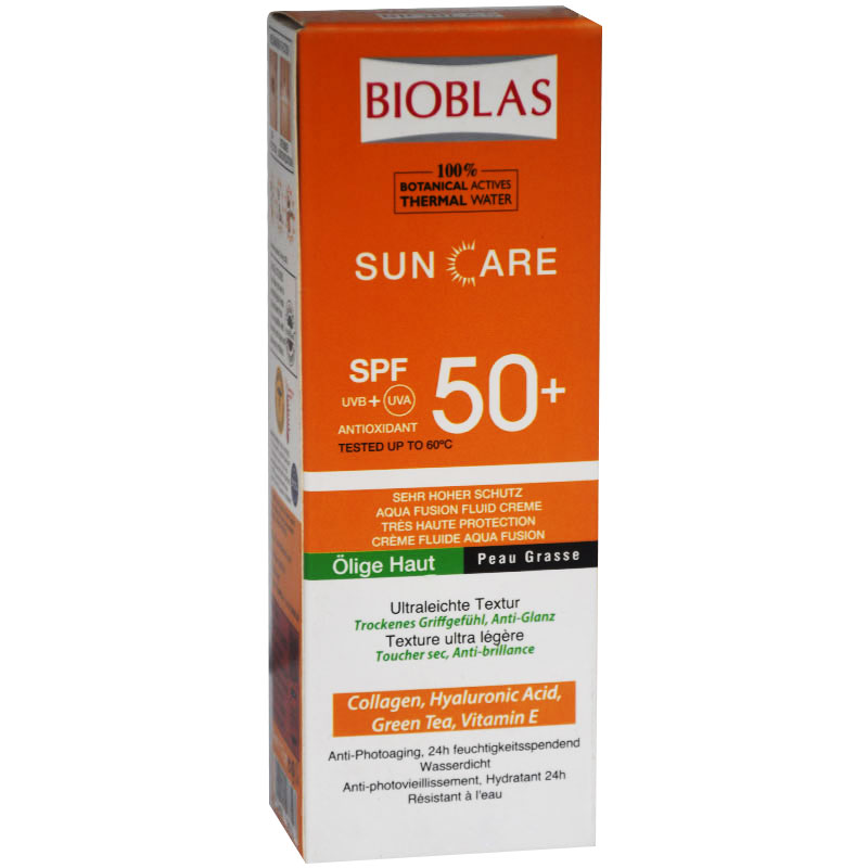Bioblas Sun Care Spf(50+) For Oily Skin Fluid Cream 50ml image number 0