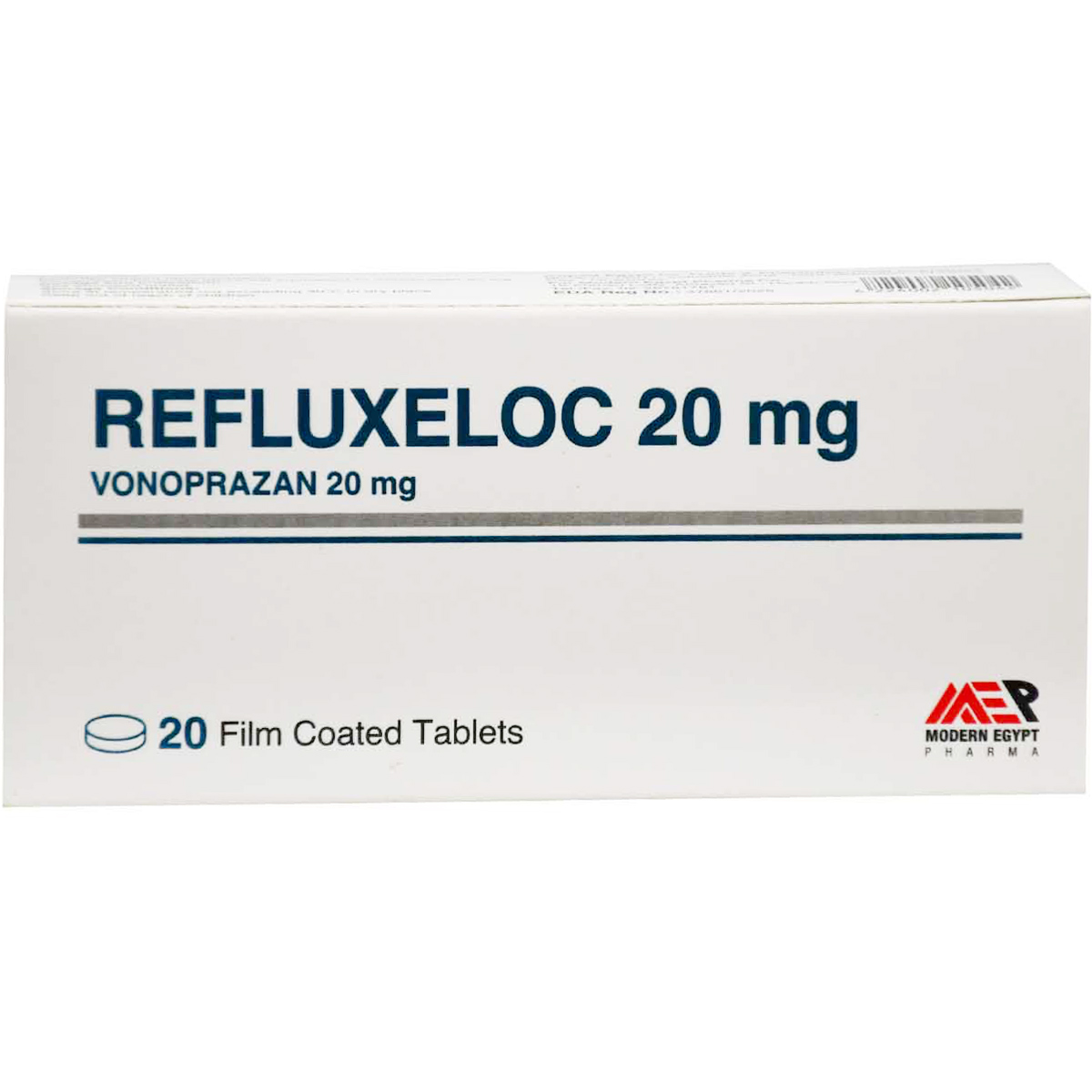 Refluxeloc 20 mg 20 Film Coated Tablets image number 0