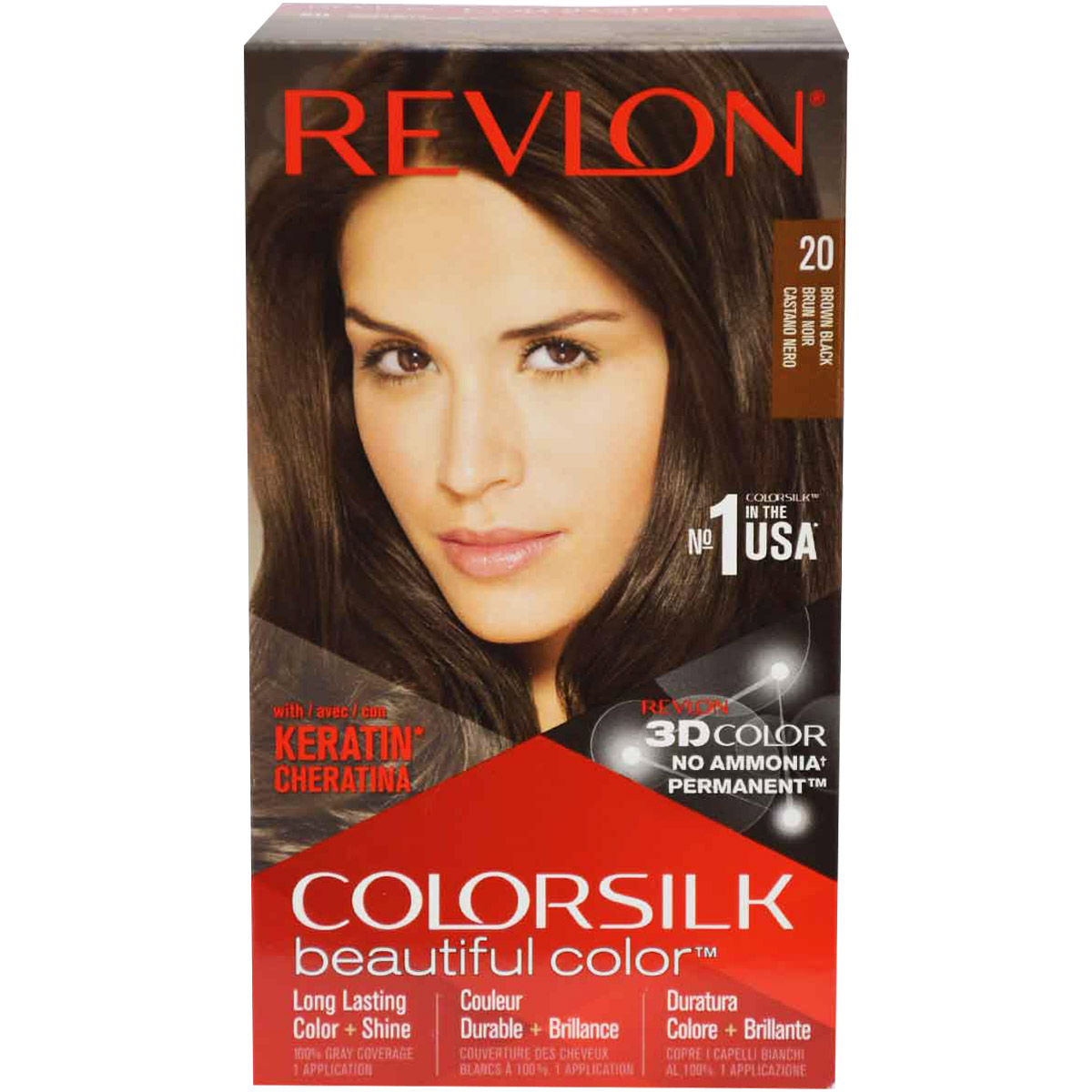 Revlon Colorsilk Brown Black/20 image number 0