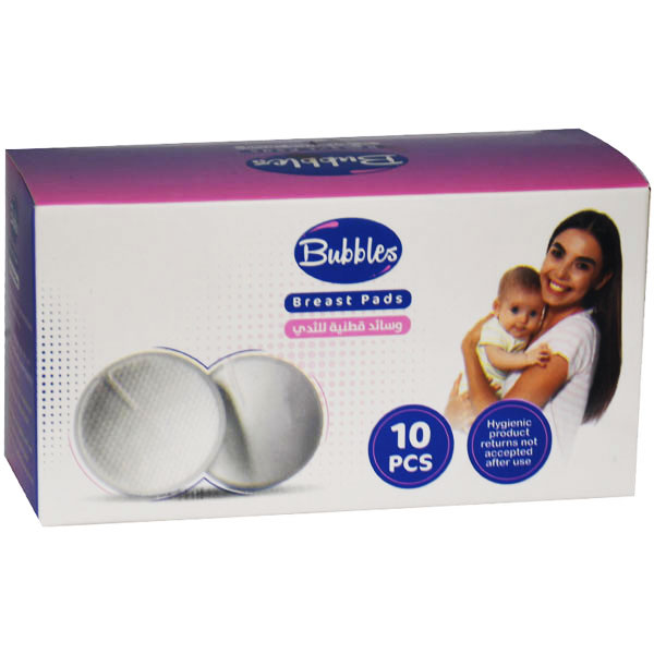 Bubbles Breast Pads 10 pieces image number 0