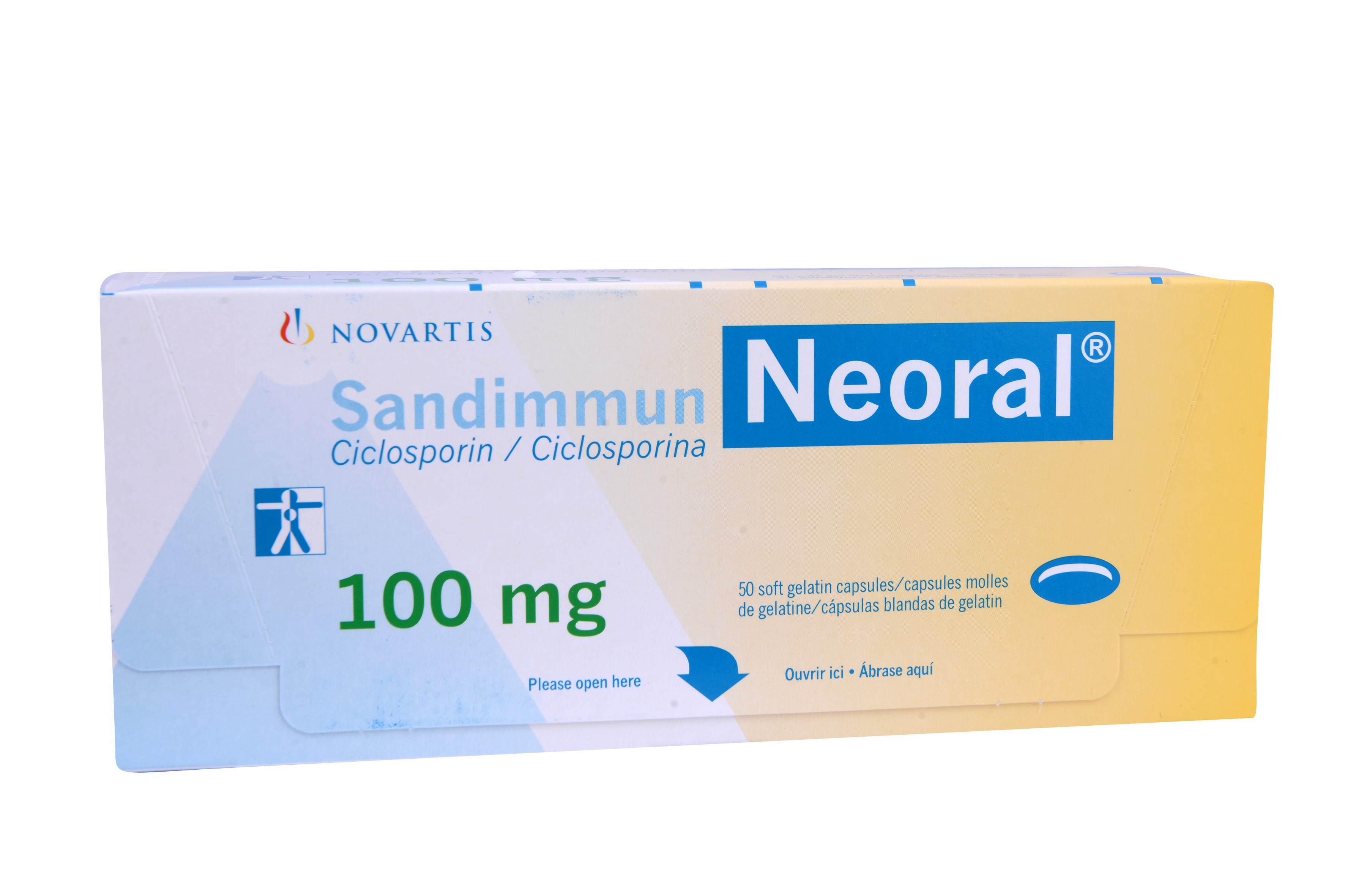 Sandimmun Neoral 100mg 50 Capsules image number 0