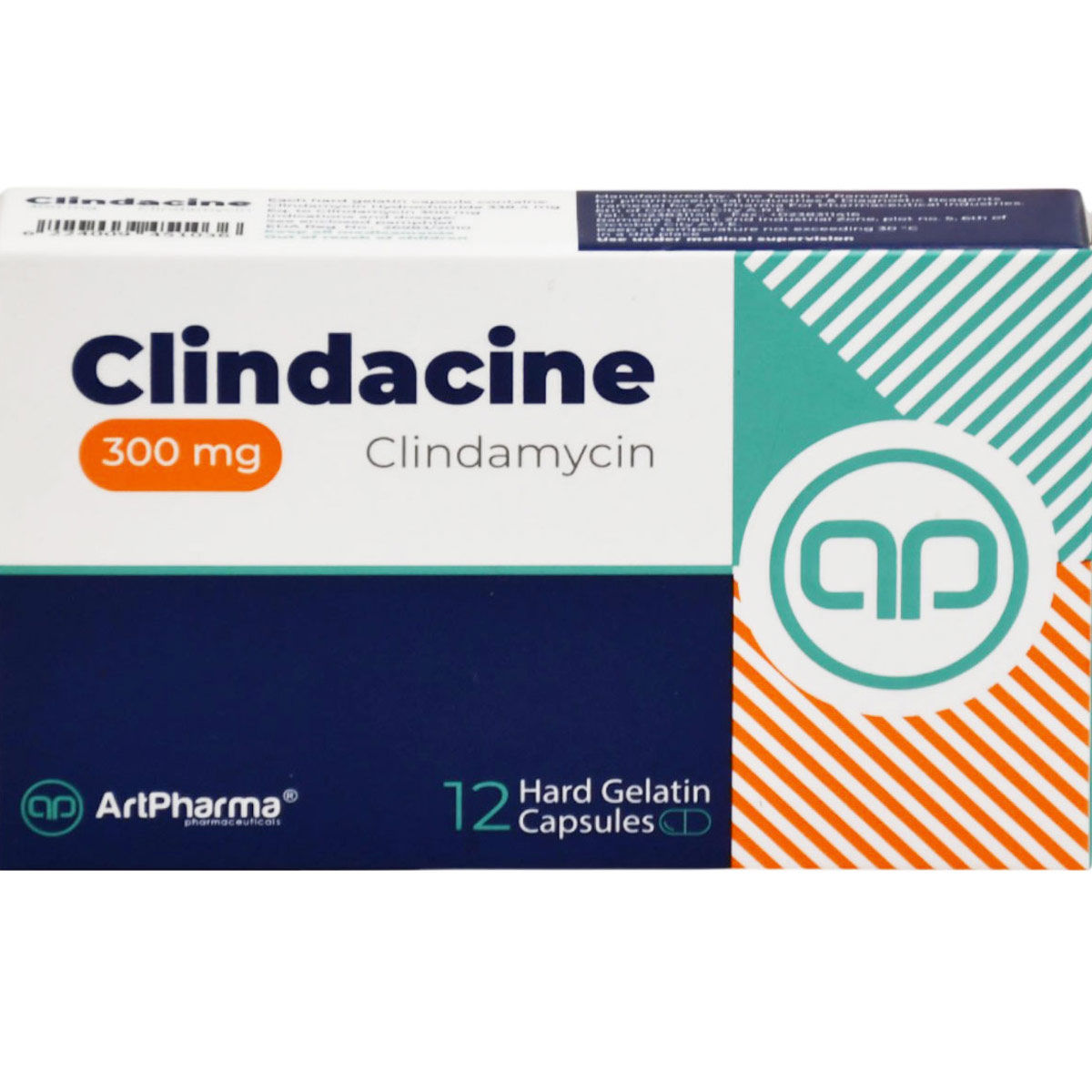 Clindacine 300 mg 12 Hard Gelatin Capsules image number 0