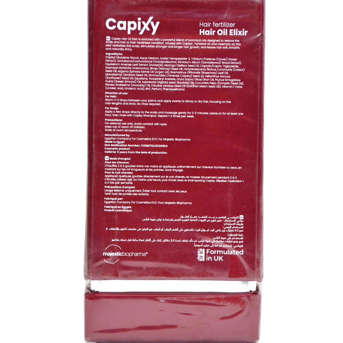 Capixy Length Booster Hair Oil Elixir 30ml image number 1