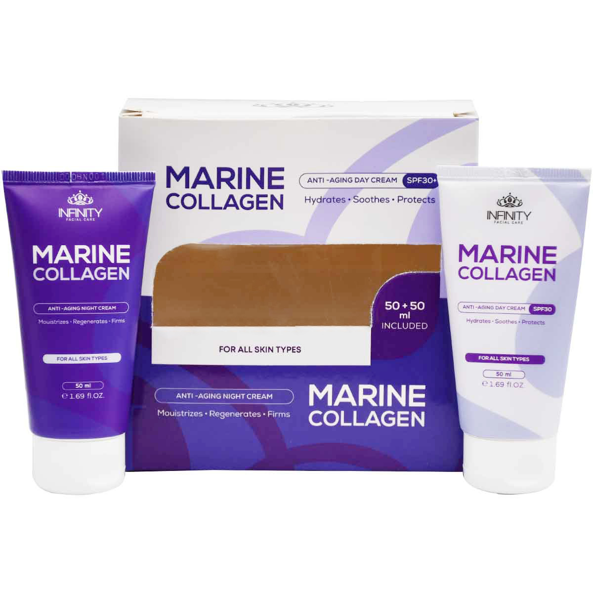 Infinity Marine Collagen Anti Aging (Day + Night Cream) (Offer Pack) 50 ml image number 0