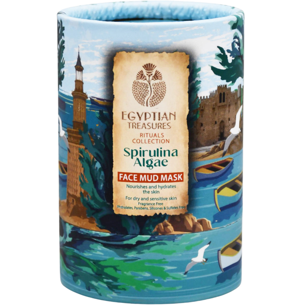 Egyptian Treasures Spirulina Algae Face Mud Mask 50ml image number 0