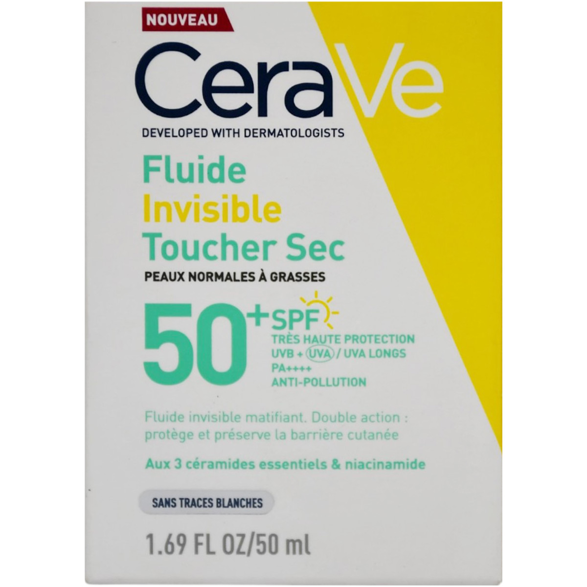 Cerave Invisible Hydrating Fluid Sunscreen SPF (50+) 50ml image number 0