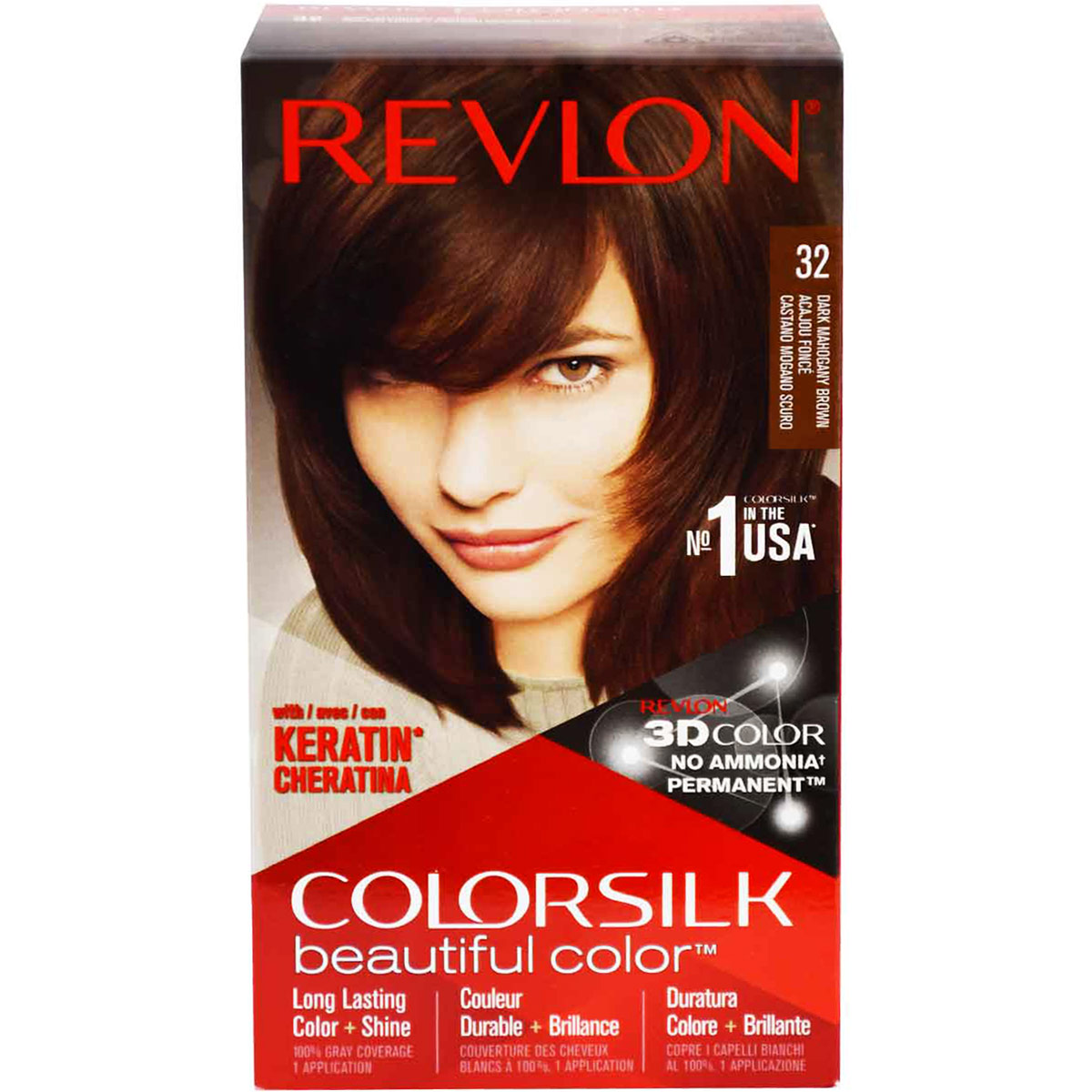 Revlon Colorsilk Dark Mahogany Brown/32 image number 0