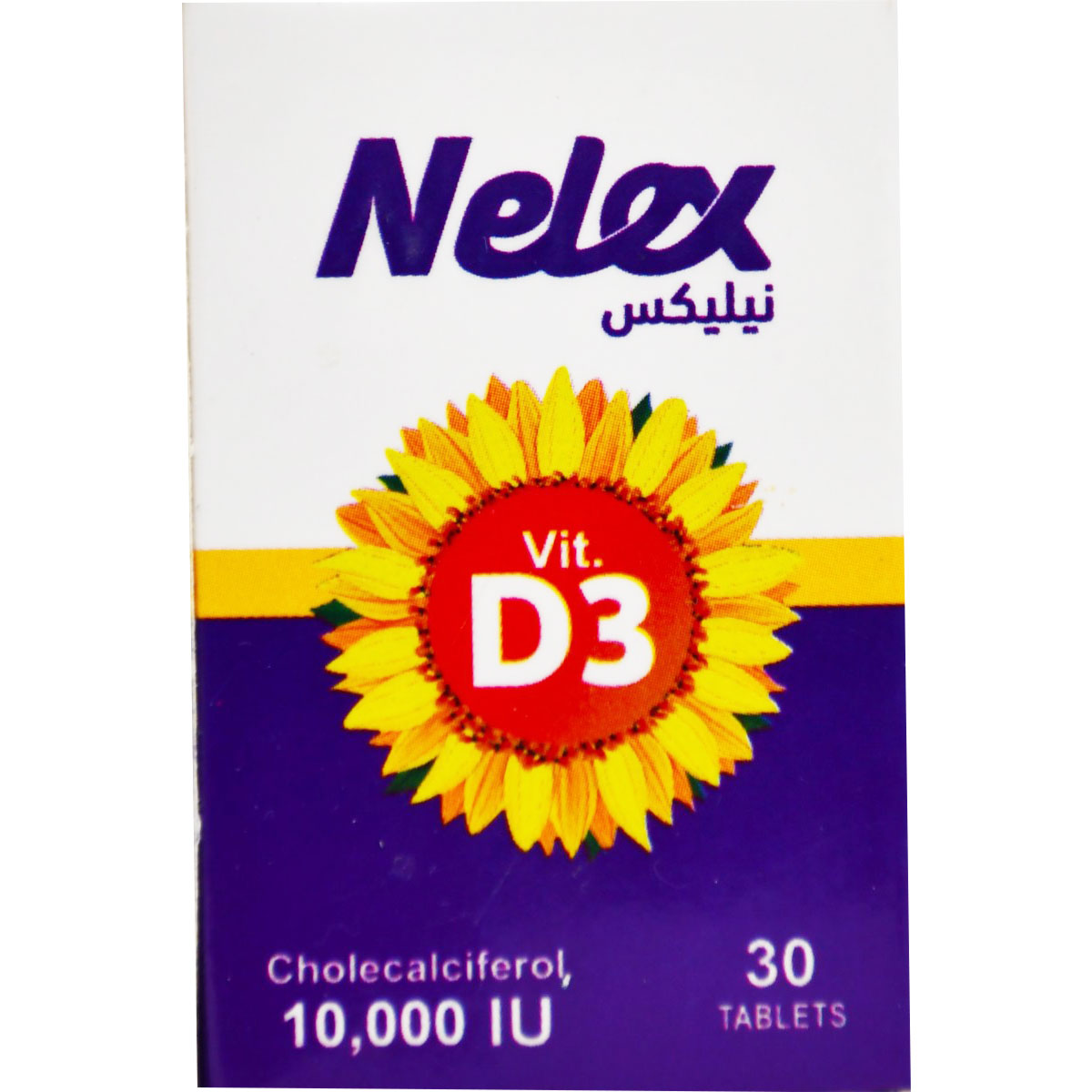 Nelex D3 10000IU 30 Tablets image number 0