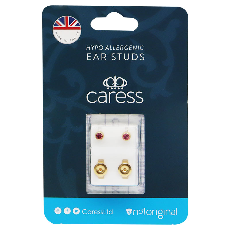 Caress Ear Studs Ruby/14 image number 0