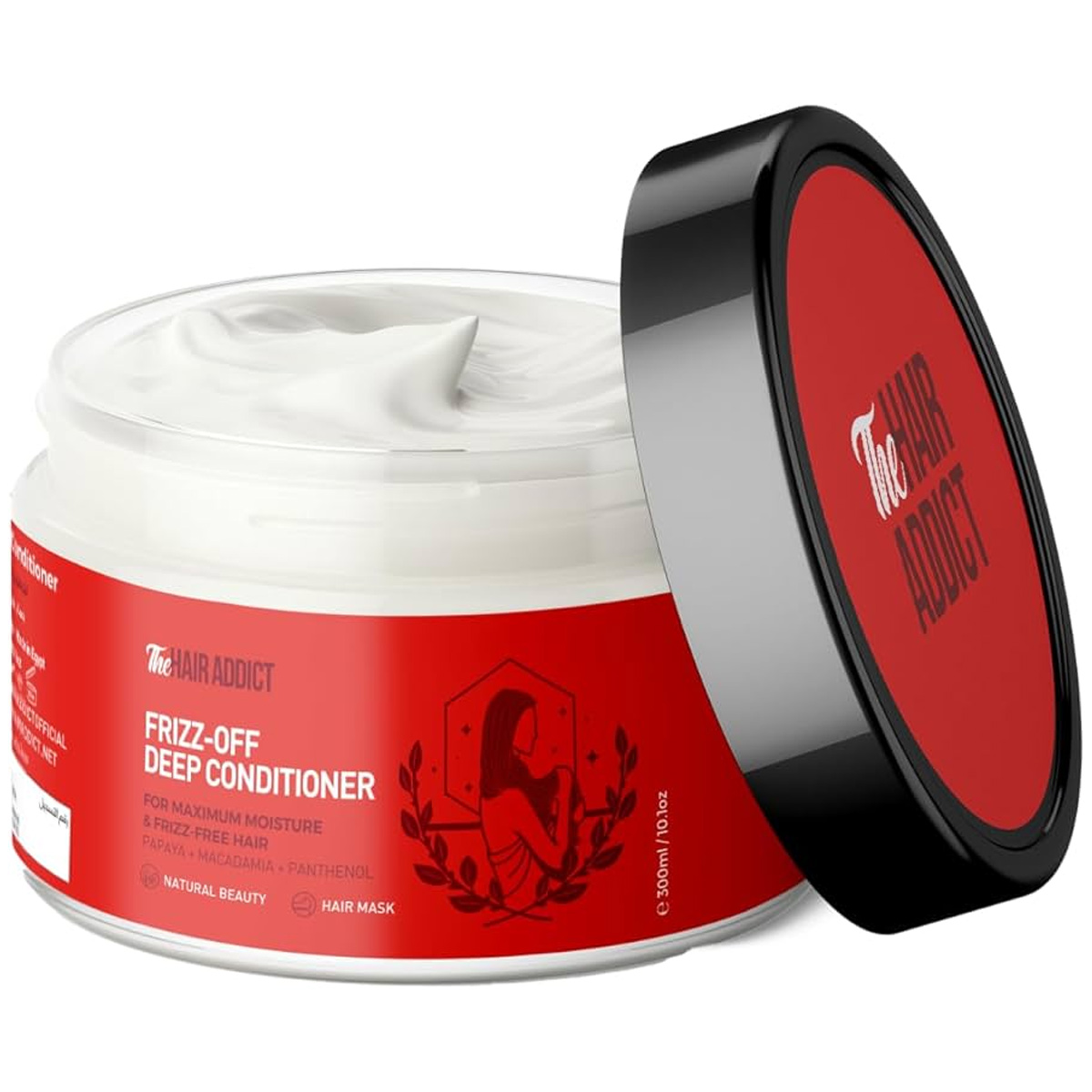 The Hair Addict Frizz Off Deep Conditioner 300ml image number 0