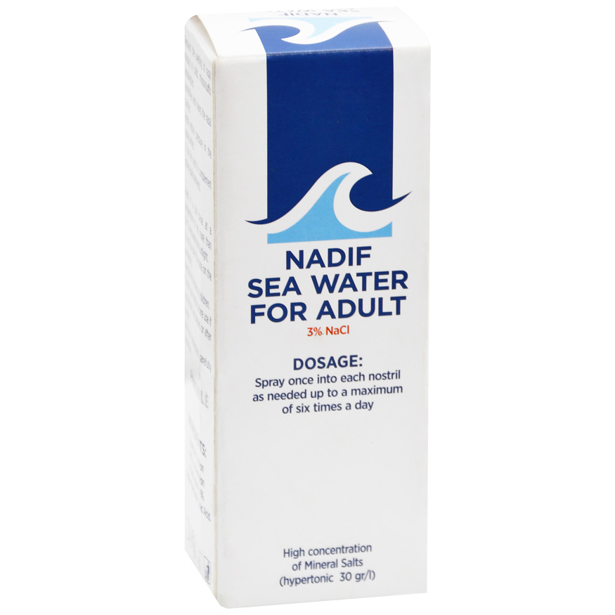 Nadif Sea Water 3% for Adults Nasal Spray 50ml image number 0