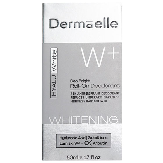 Dermaelle Hyalu White Deodorant Roll On 50ml image number 0
