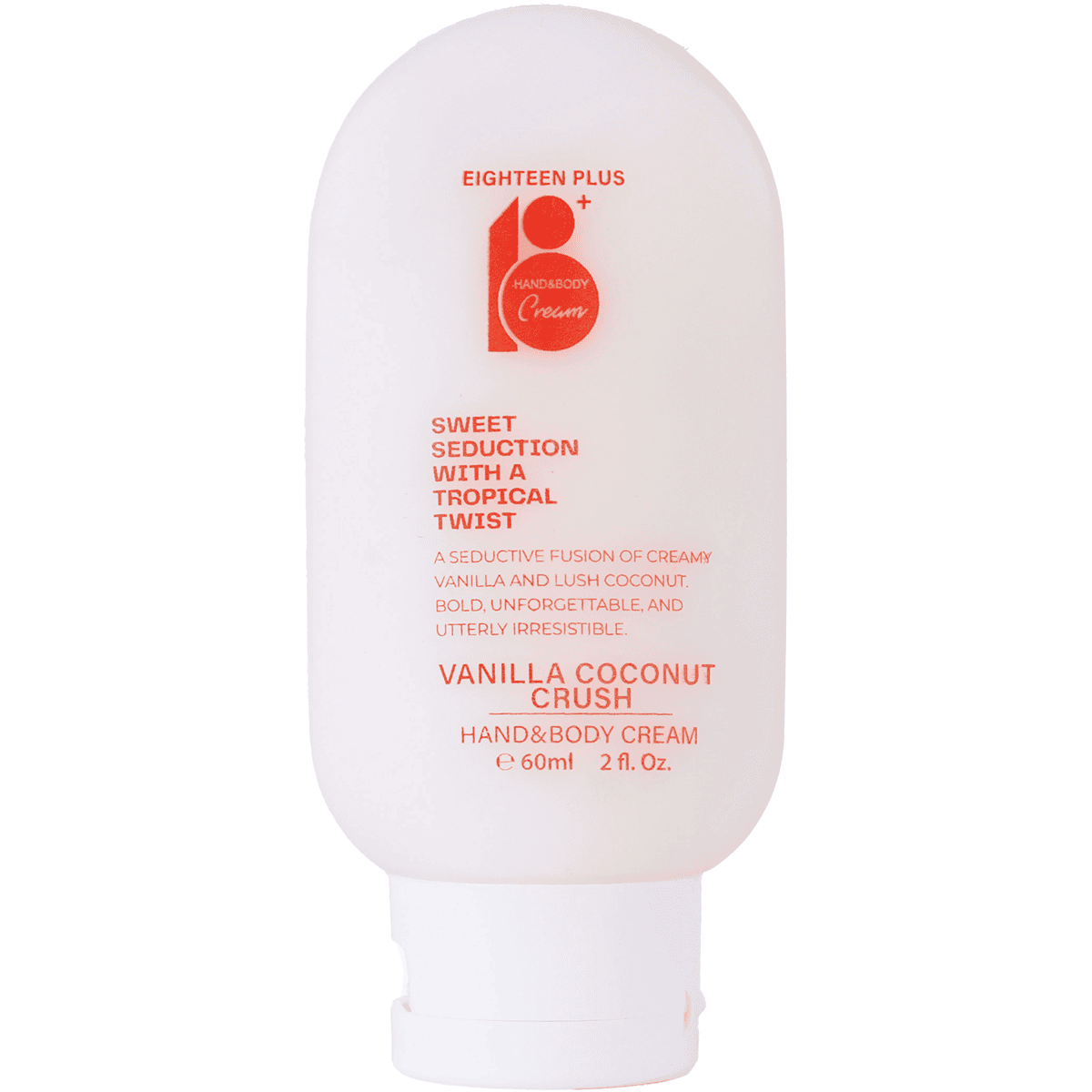 Eighteen Plus Vanilla Coconut Hand & Body Cream 60 ml image number 0