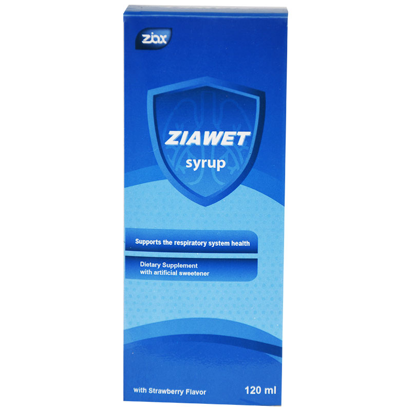 Ziawet Strawberry Flavor Syrup 120ml image number 0