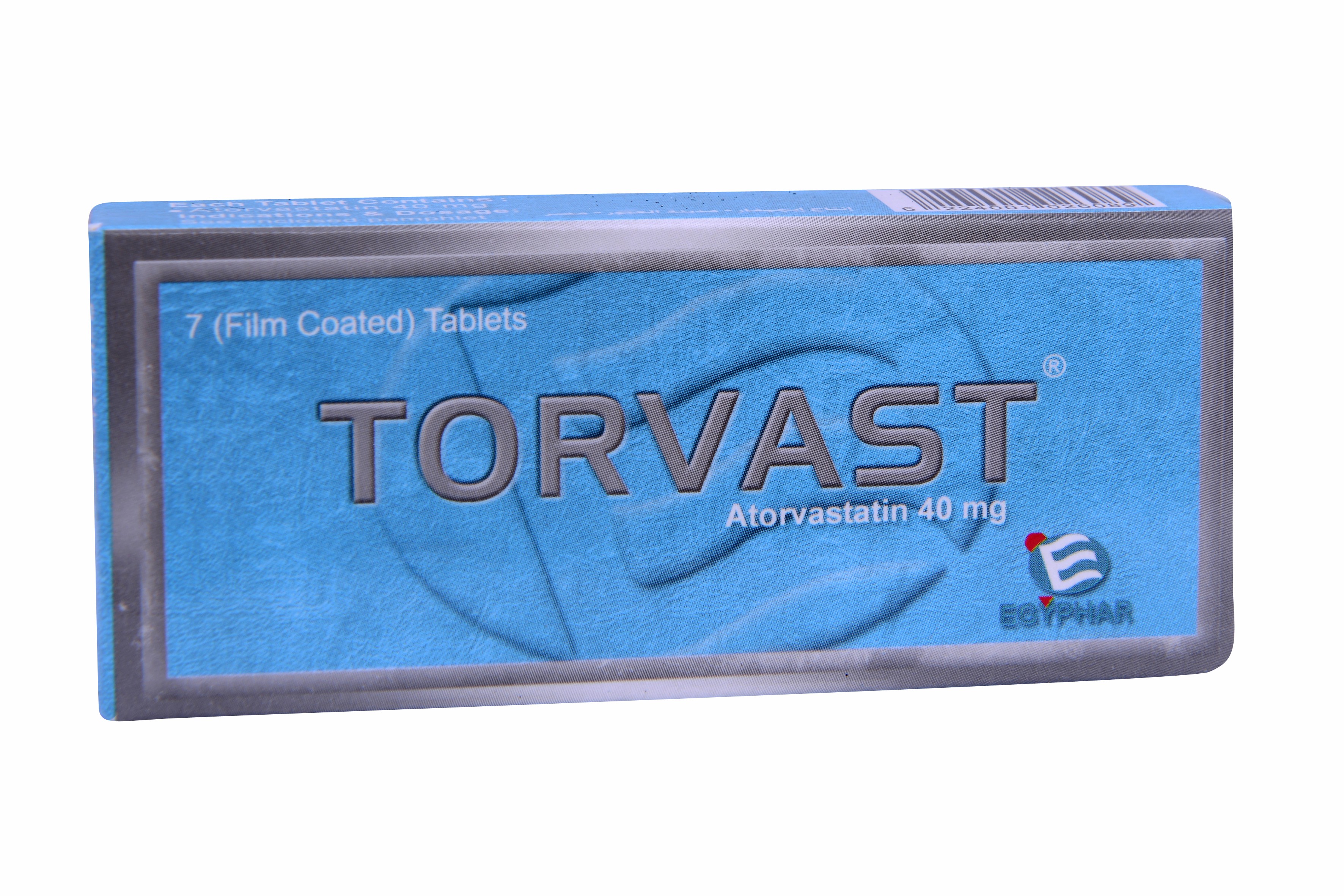 Torvast 40mg 7 Tablets image number 0