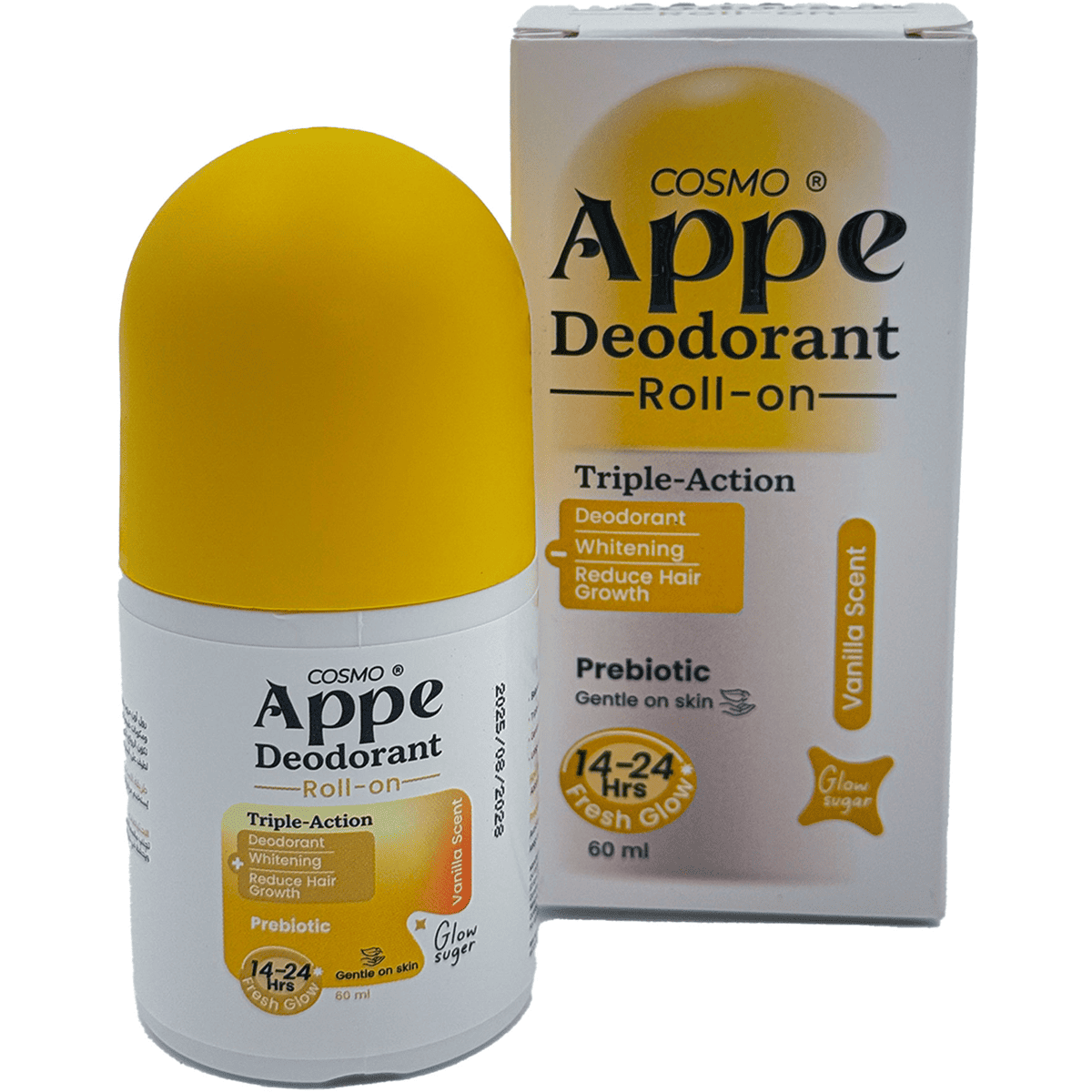 Cosmo Appe Vanilla Scent Deodorant Roll On For Women 60 ml image number 0
