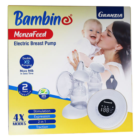 Granzia Monzafeed Electric Double Breast Pump With Bag (Offer Pack) image number 0