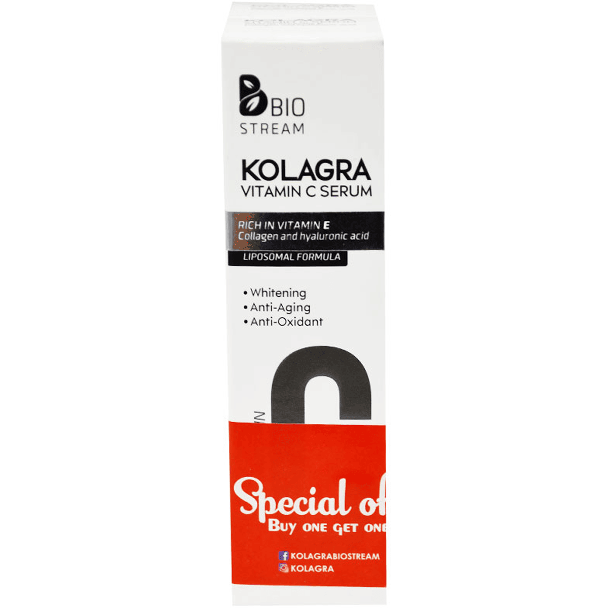 Kolagra C Skin Serum Rich In Vitamin E 2X30ml (Offer Pack) image number 0