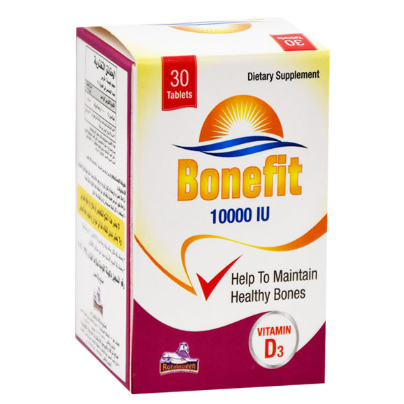 Bonefit 10000 IU Vitamin D3 30 Tablet image number 0