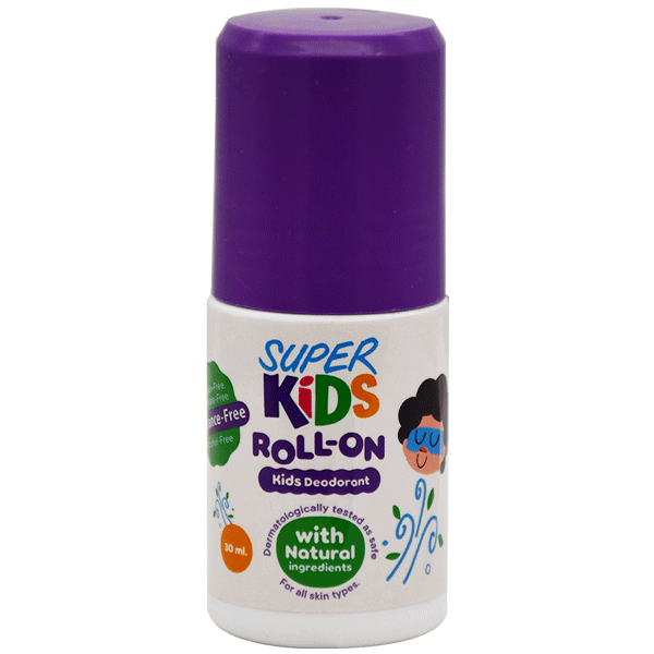 Super Kids Deodorant Fragrance Free Roll On 30ml image number 0