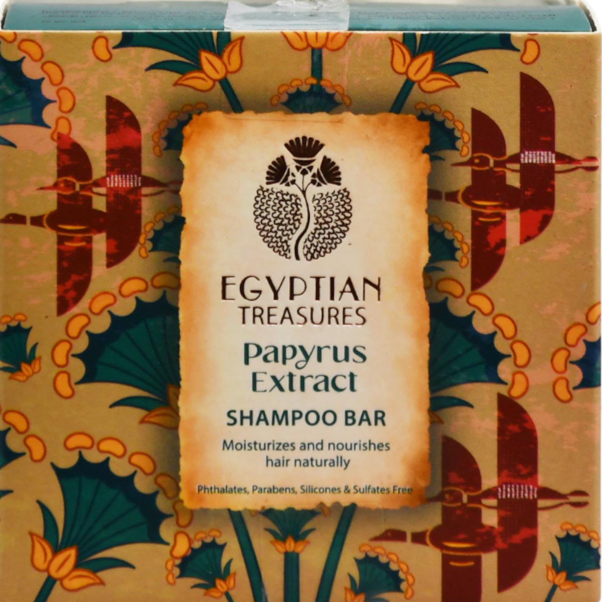 Egyptian Treasures Papyrus Extract Shampoo Bar 100gm image number 0
