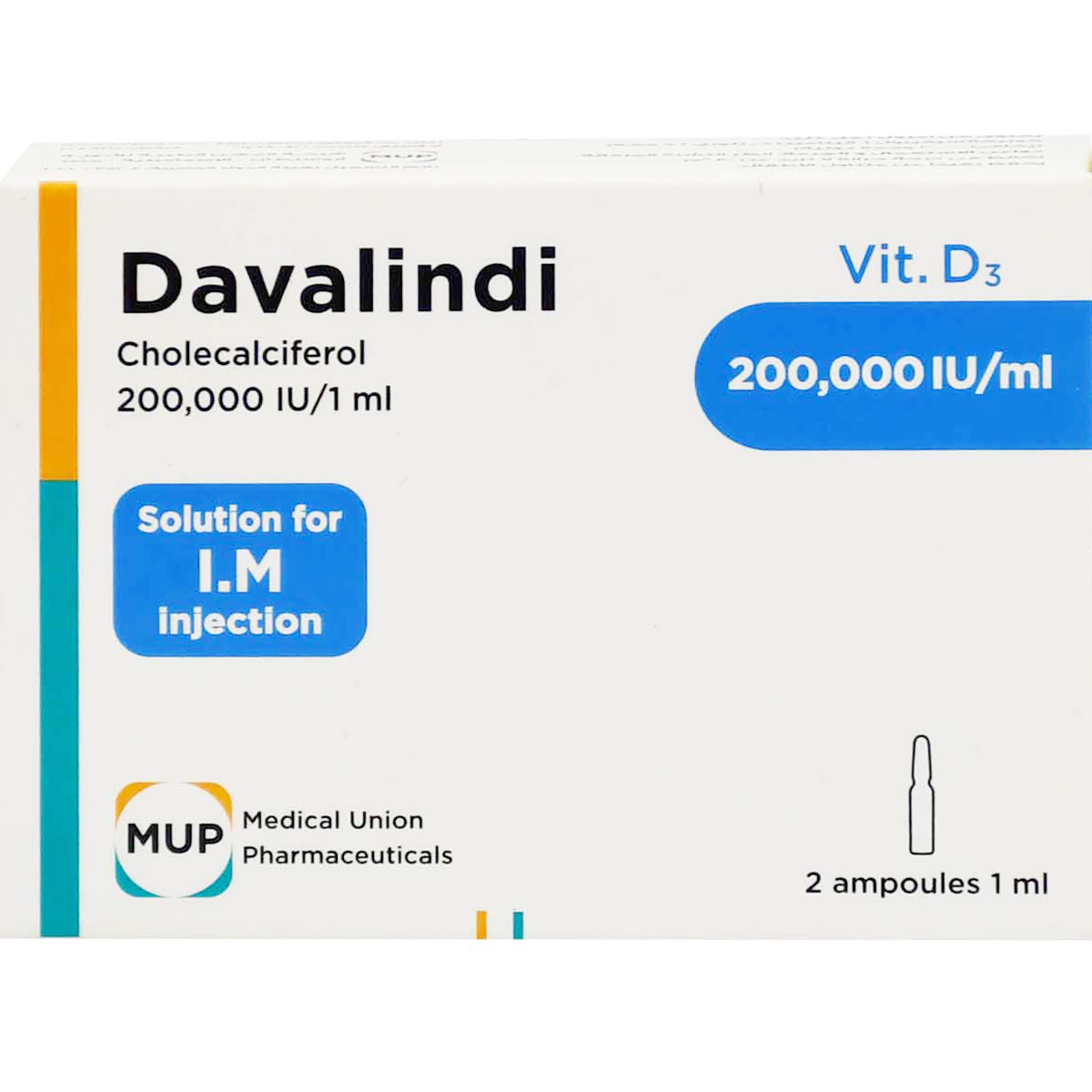 Davalindi 200000 IU/ml 2 Ampoules image number 0