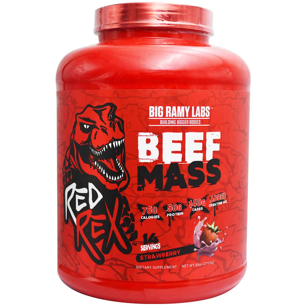 Red Rex Beef Mass Strawberry 2722gm image number 0