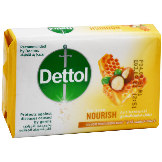 Dettol Anti Bacterial Nourish Soap 85gm image number 0