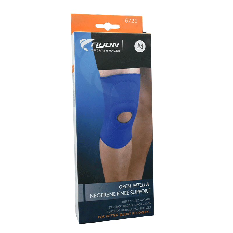 Flyon Neoprene Open Knee Support (Medium) 6721 image number 0
