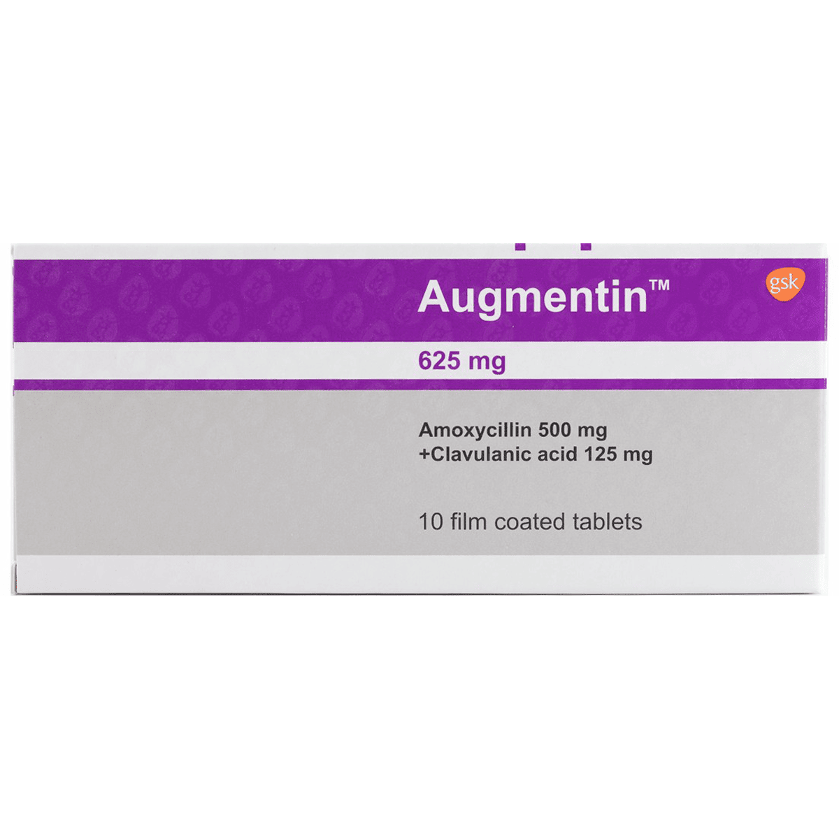 Augmentin 625mg 10 Tablets image number 0