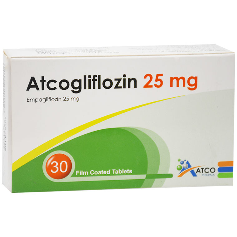 Atcogliflozin 25mg 30 Film Coated Tablet image number 0