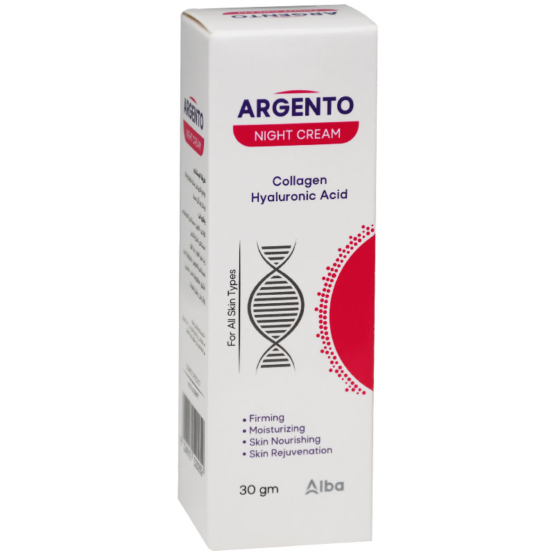 Argento Night Cream Moisturizing For All Skin Types 30gm image number 0