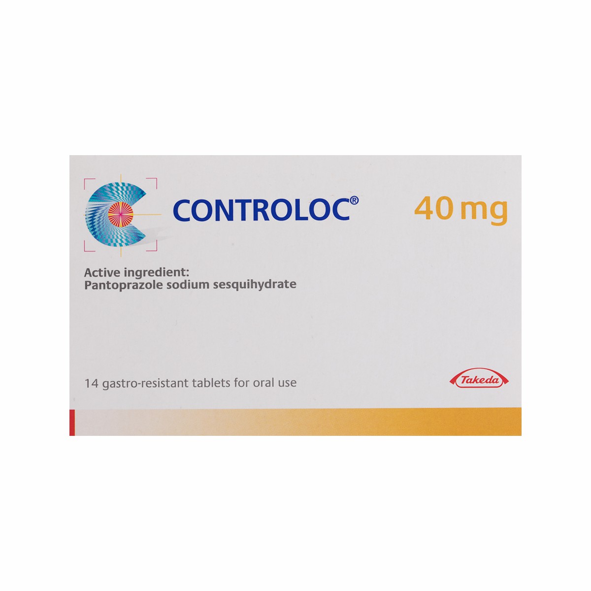 Controloc 40mg 14 Tablets image number 0