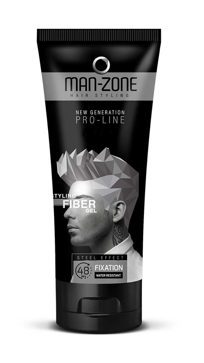 Man Zone Steel Effect Hair Styling Fiber Gel 175ml image number 0