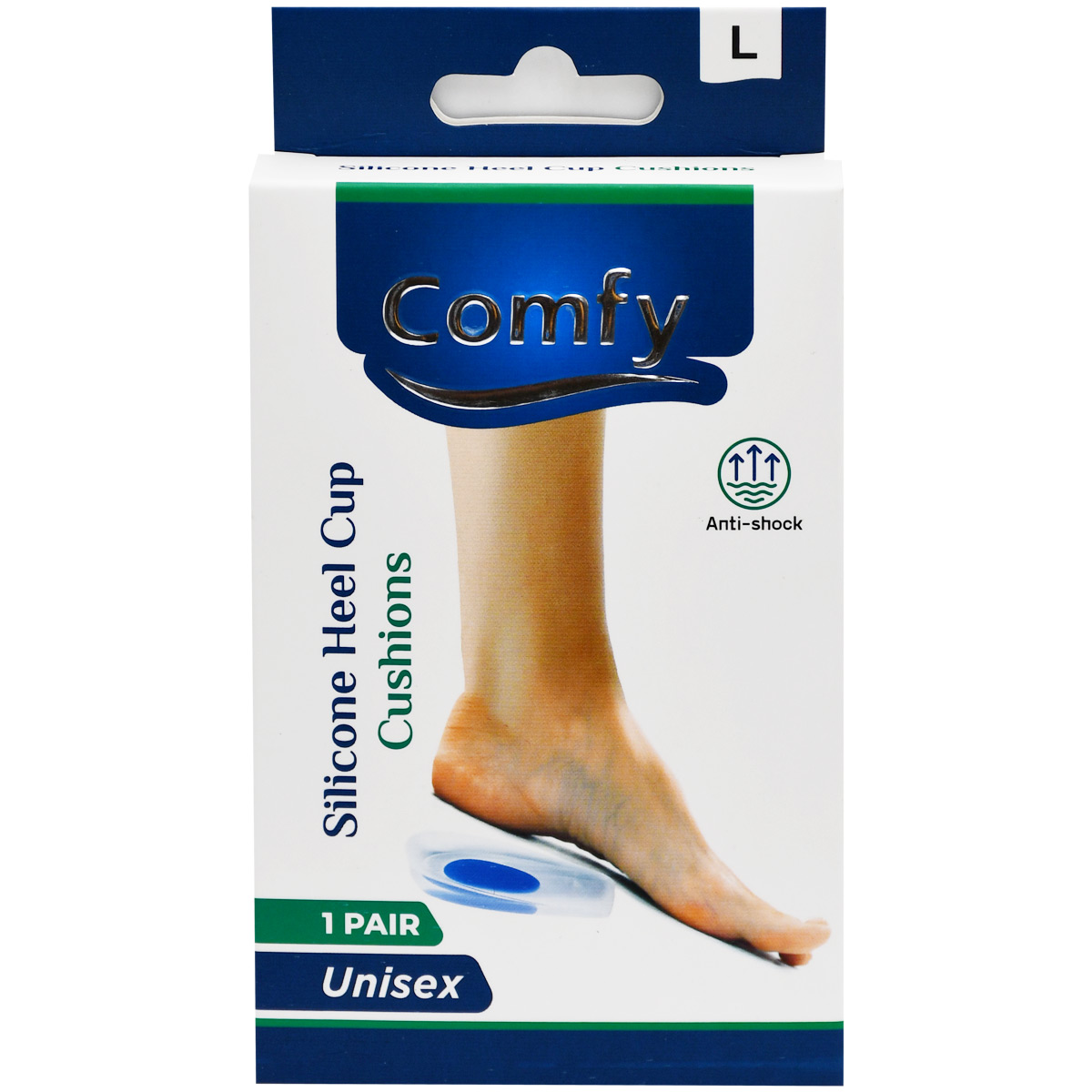 Comfy Silicone Heel Cup Cushions Large image number 0