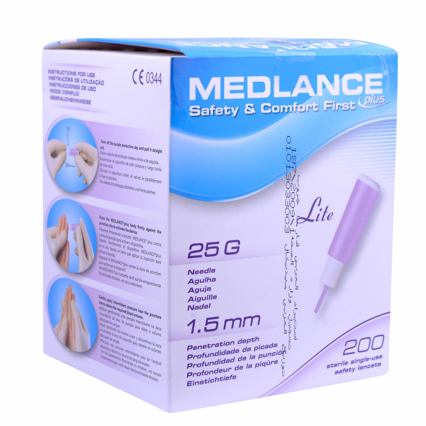 Lancets Medlance Plus 200Lancets image number 0