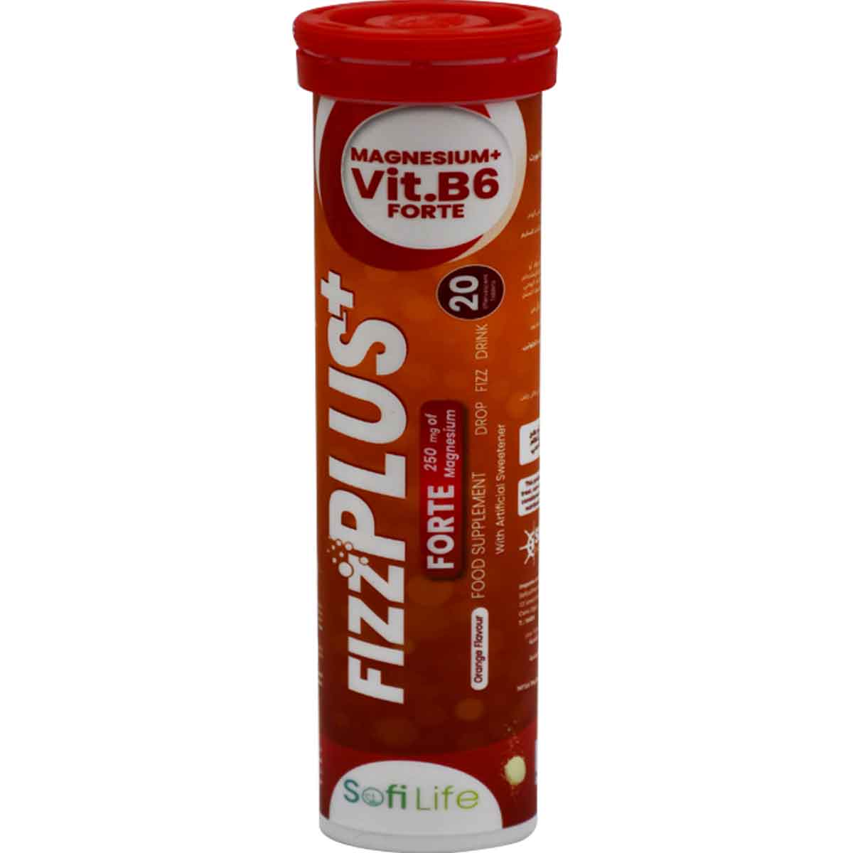 Sofi Life Fizz Plus Magnesium + Vitamin B6 20 Effervescent Tablets image number 0