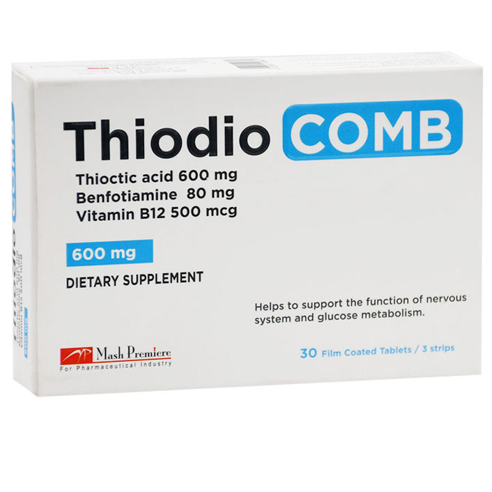 Thiodio 600mg Comb 30 Film Coated Tablet image number 0