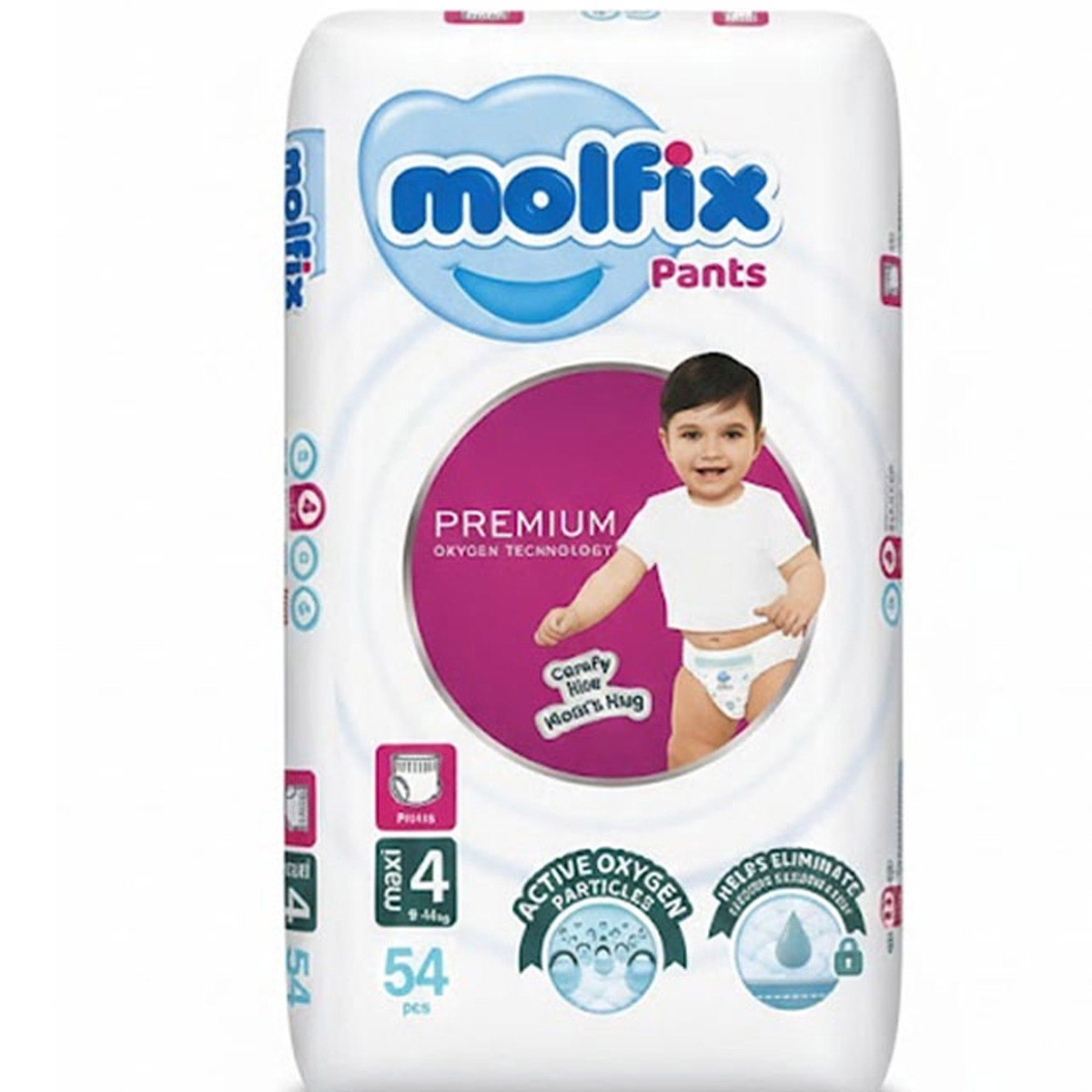 Molfix Premium Pants (4) Maxi 9&ndash;14kg 54 Pieces image number 0