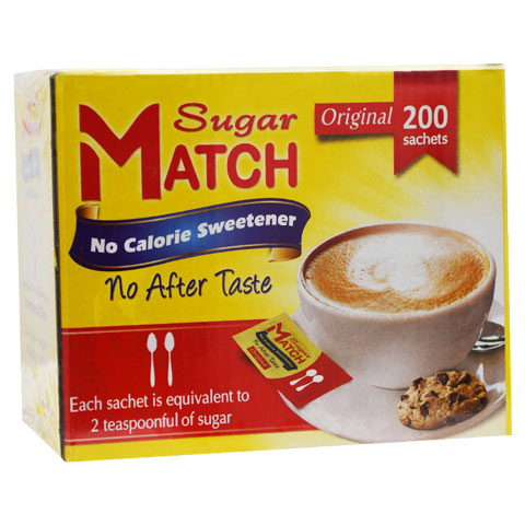 Sugar Match 200 Sachets image number 0